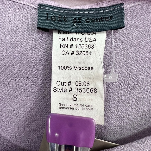 👗NWT🤩 |•ANTHROPOLOGIE•| Left Of Main Lavender Maxi Peasant 50s Style Dress - Picture 5 of 9